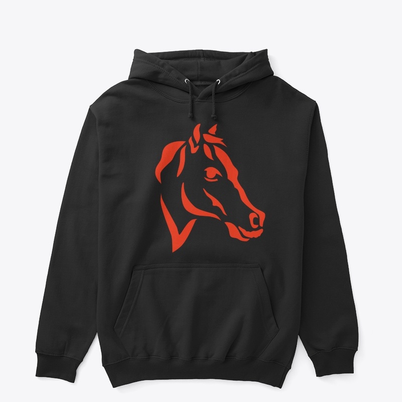 Hoodie with horse design