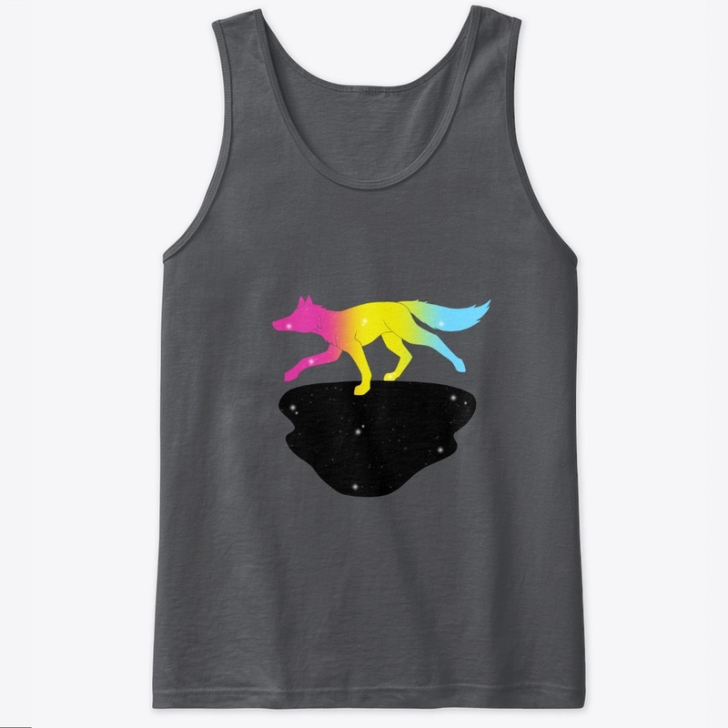 Pan running starry fox