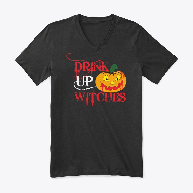 Halloween Scary Drink Up Witches T shirt