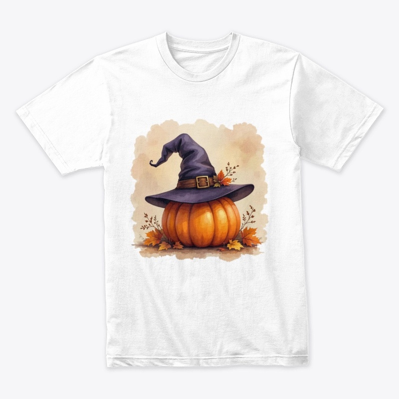 Cozy Witch Hat on Pumpkin