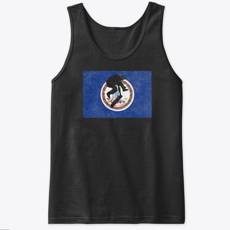 Virginia State Skate Gift Skateboarding