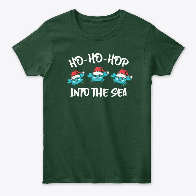 Christmas in July. Baby crab.  