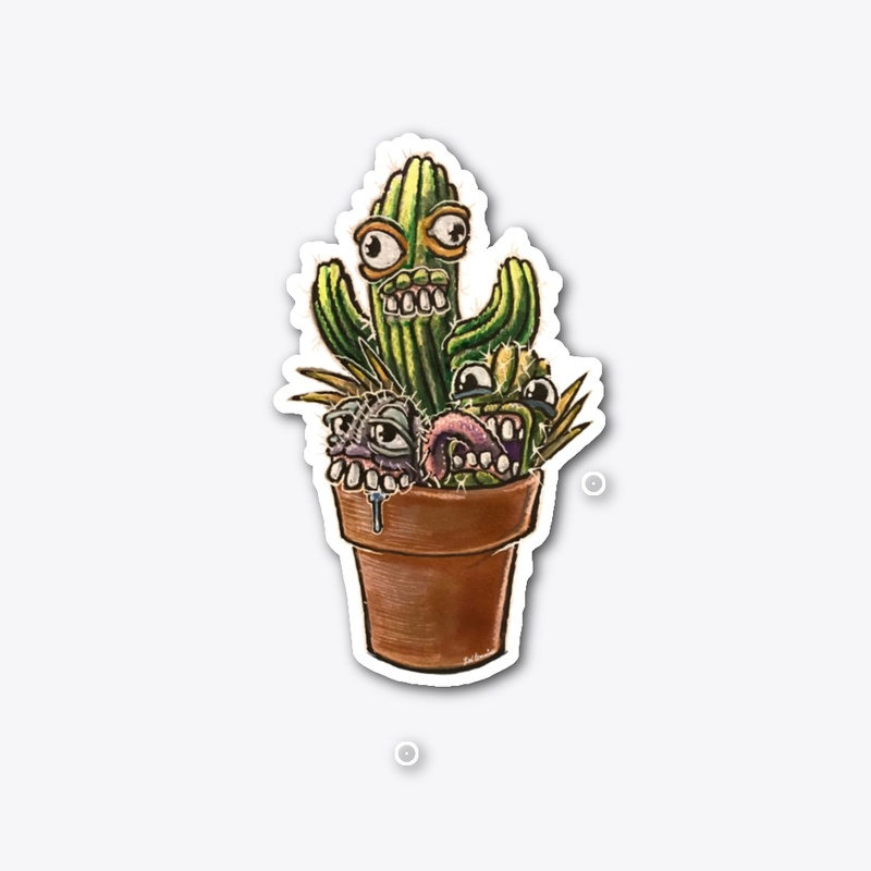 Suckulents - Lowbrow Succulents Sticker 