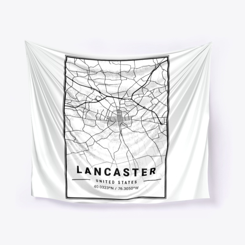 Lancaster Light City Map