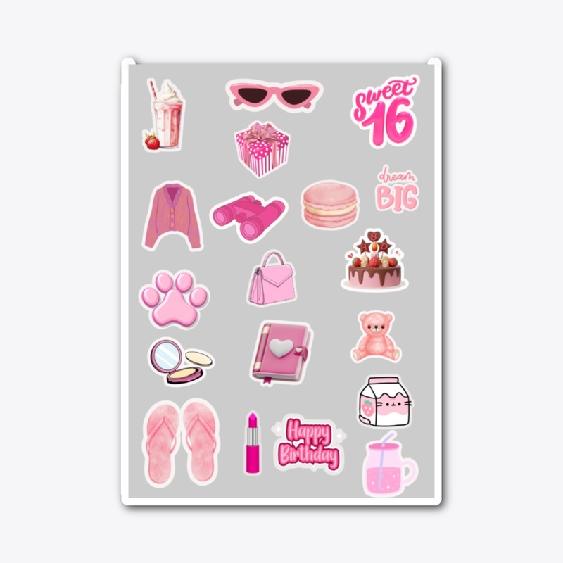 Cherry Kisses & Baddie Wishes Pink 