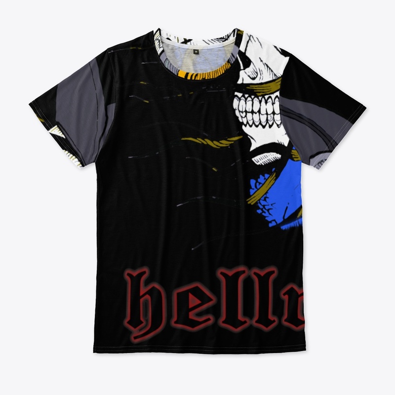 HellRaizer Skull, Headphones and Cap