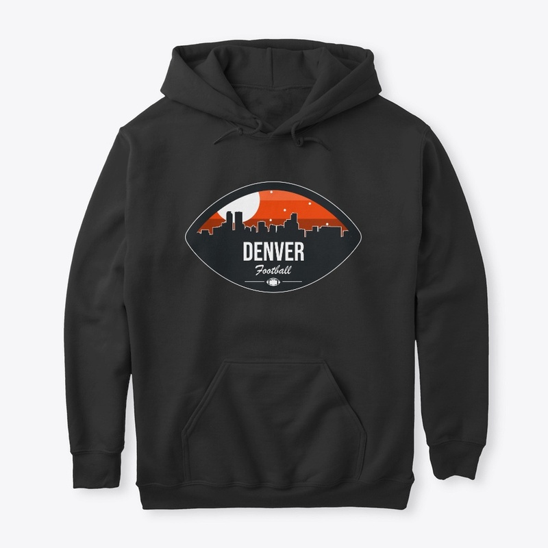 Denver Football Skyline Badge