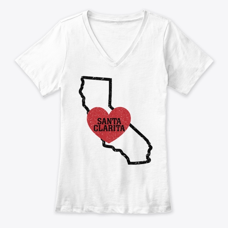 Santa Clarita California Heart Shirt 