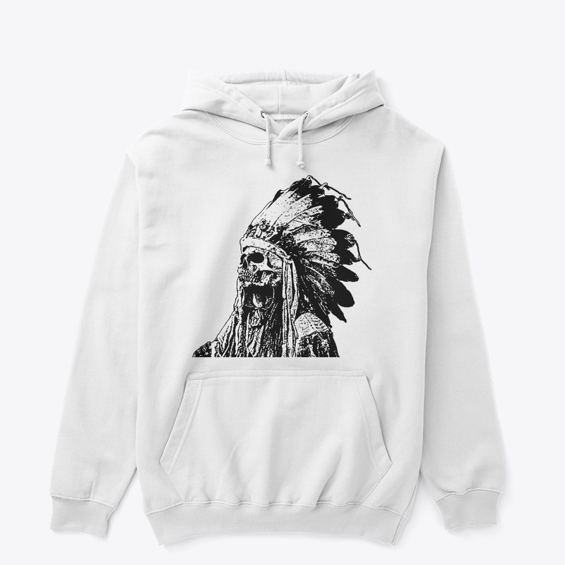 CRAZY HORSE - SKULL WITH HEADDRESS