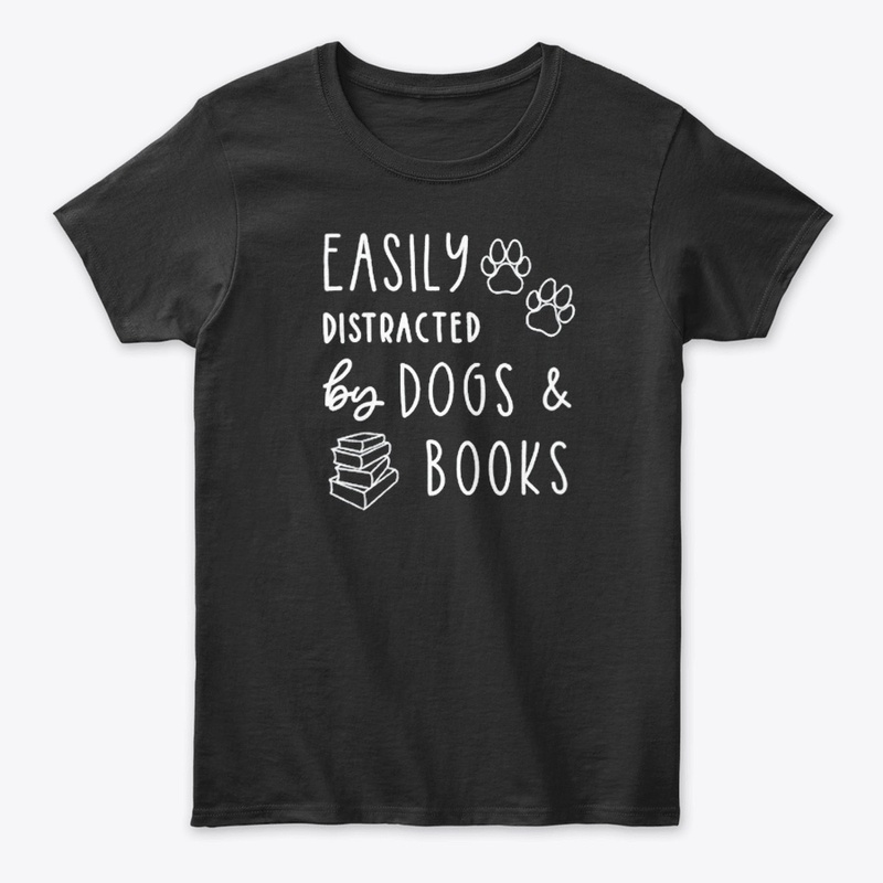 hooded dogs and books