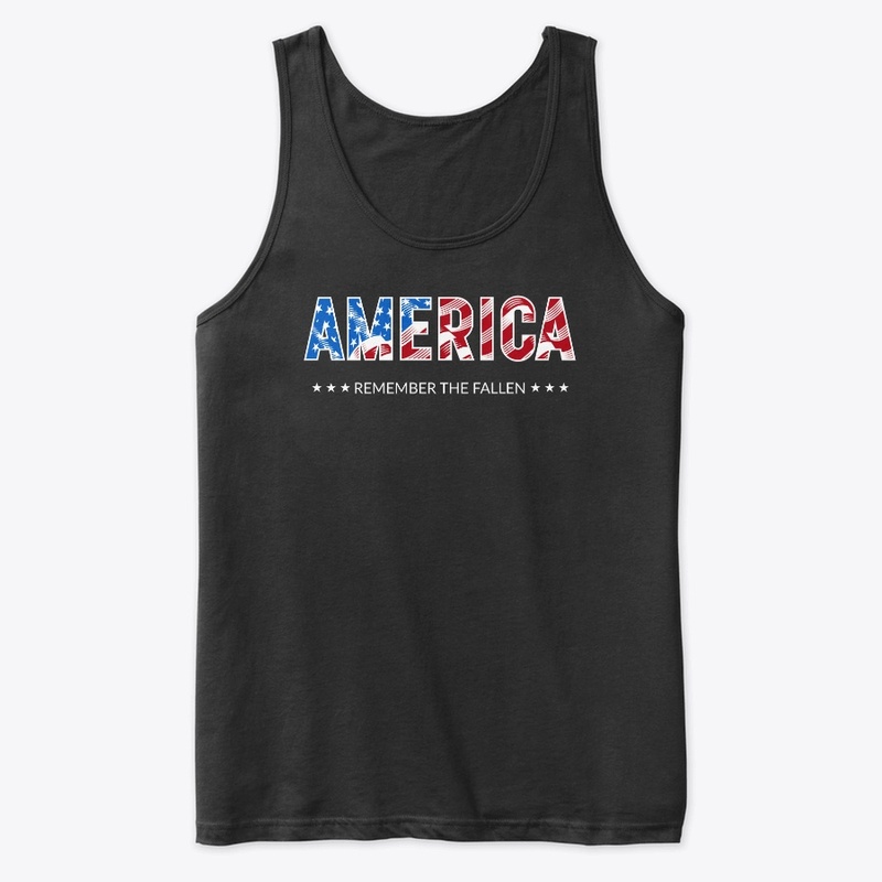 Remember The Fallen - American USA Flag
