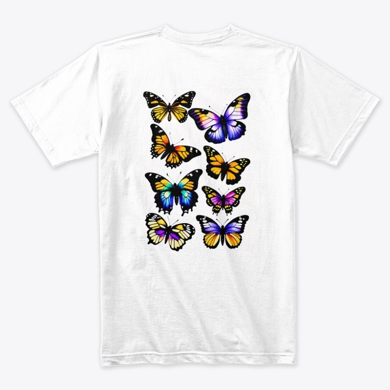 many butterflies clipart fou you