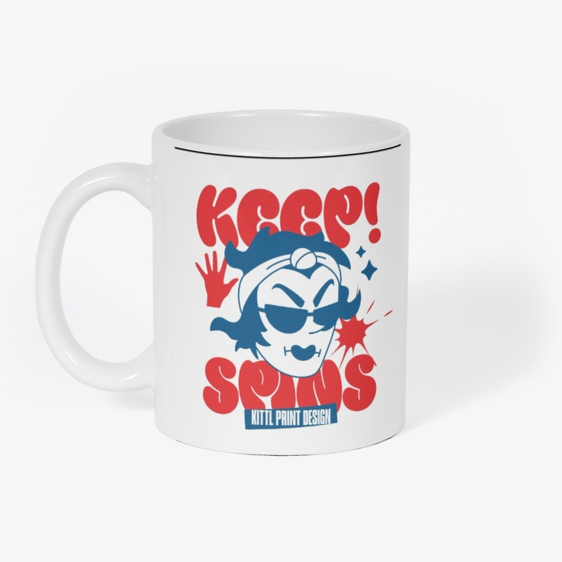 Keep Spin T-Shirt and Mug