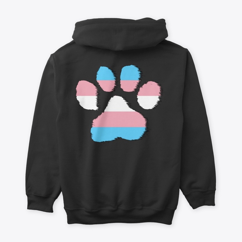 Transgender Pride Paw