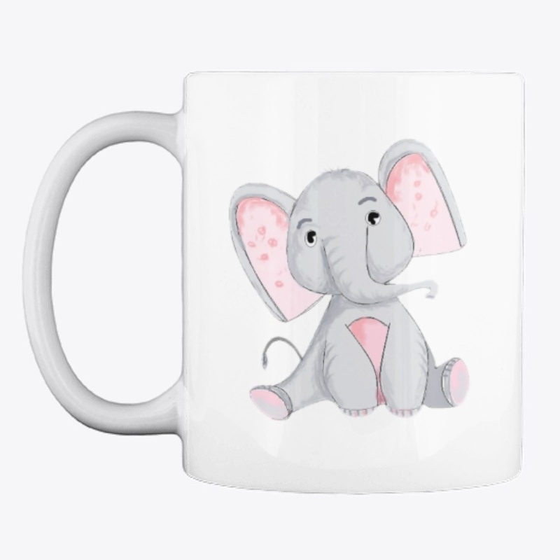 Elephant Designed Mug