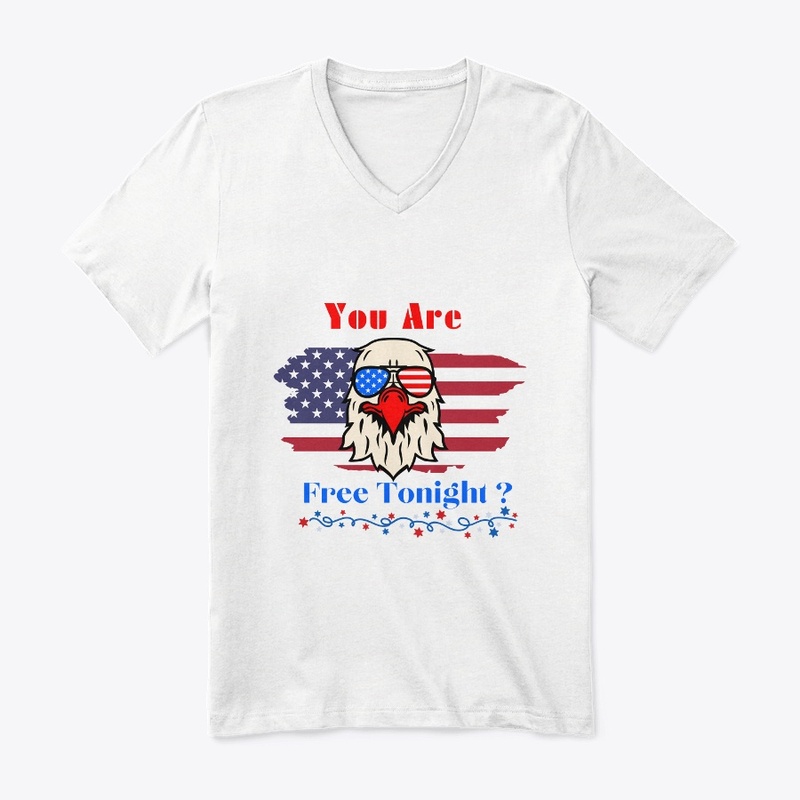 Patriotic Bald Eagle Tshirt 4th of July 
