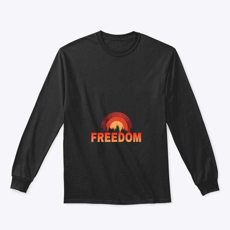 Freedom sunset forest