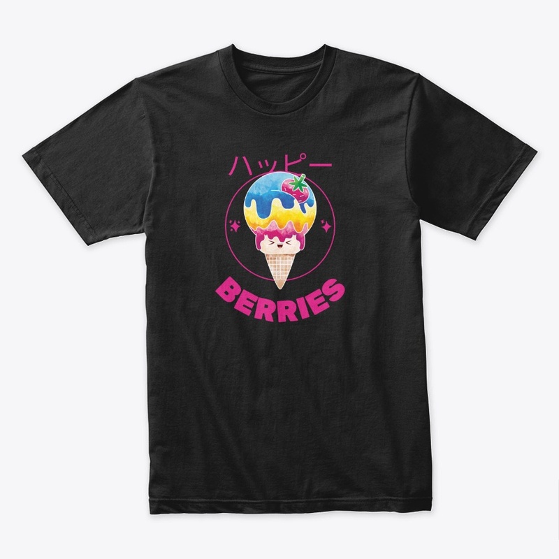 Ice Cream Berries Cute Anime