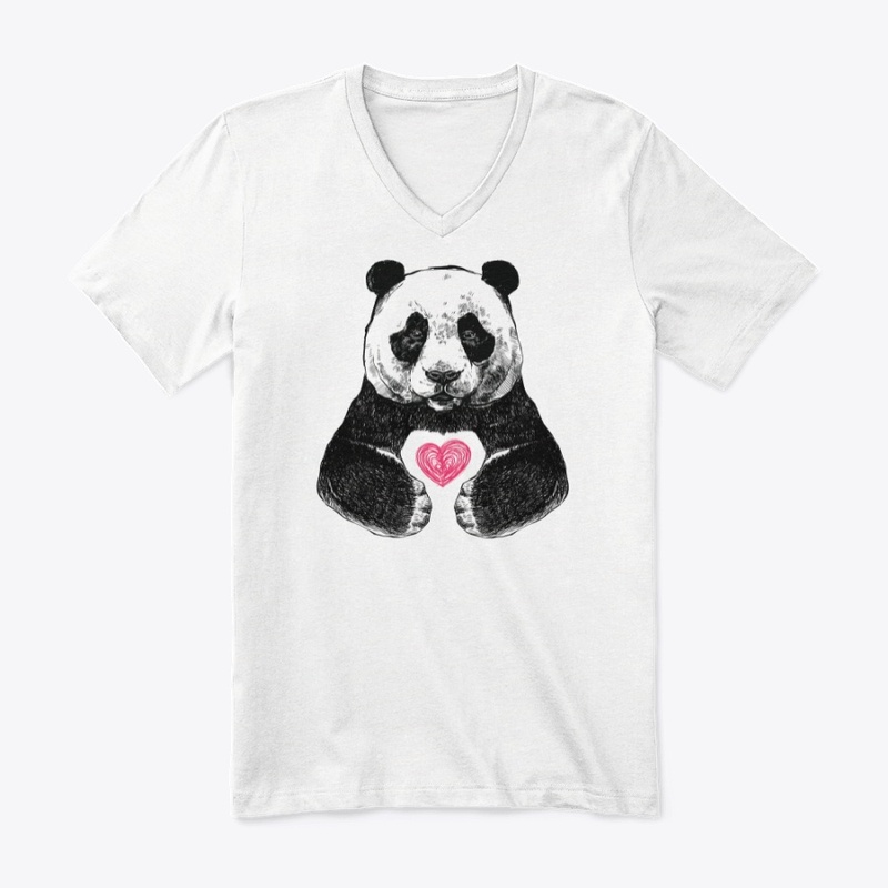 panda and heart -international panda day