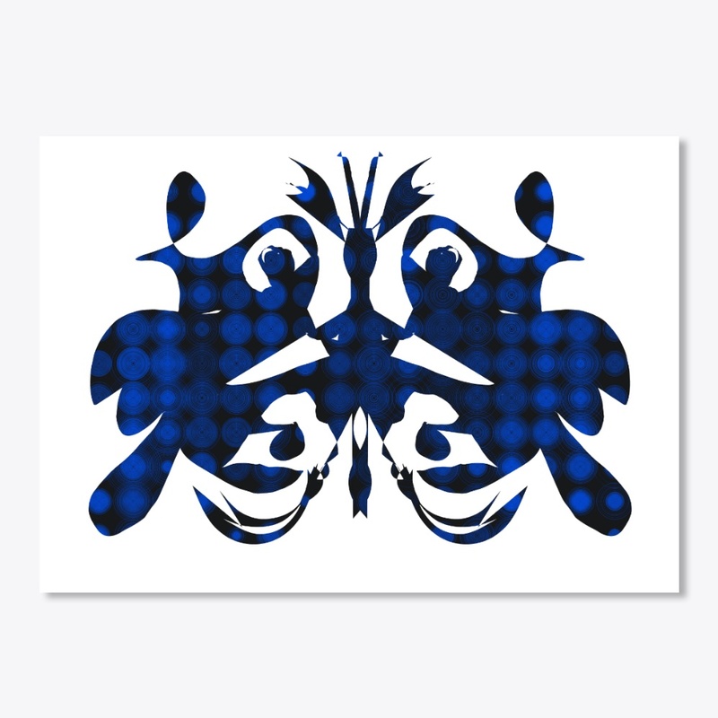 Blue Butterfly Design