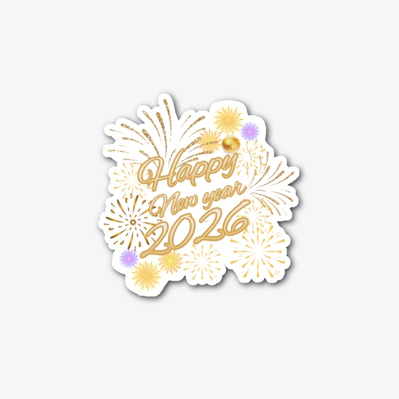 Golden Sparkle Happy New Year 2026