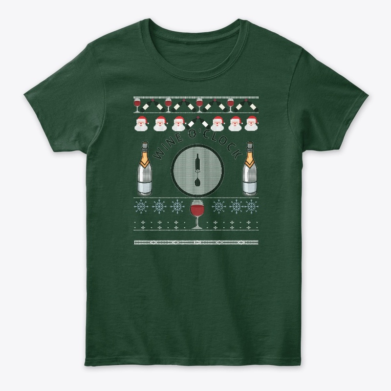 Funny WINE Ugly Christmas Sweater