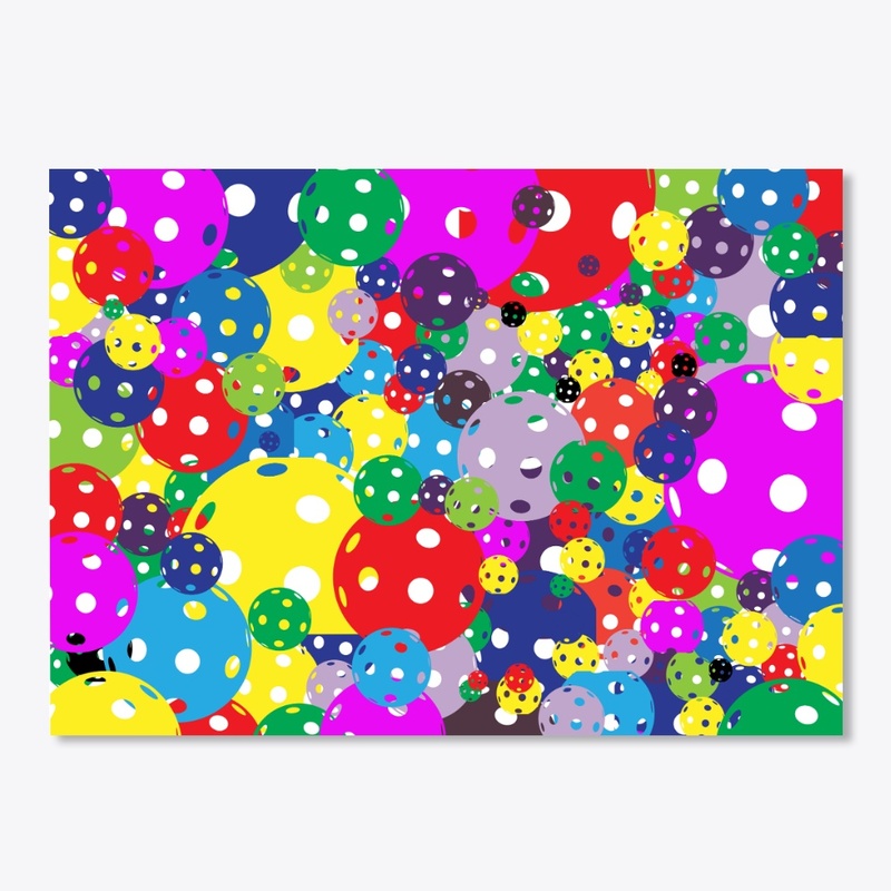 Colorful Pickleball Collection