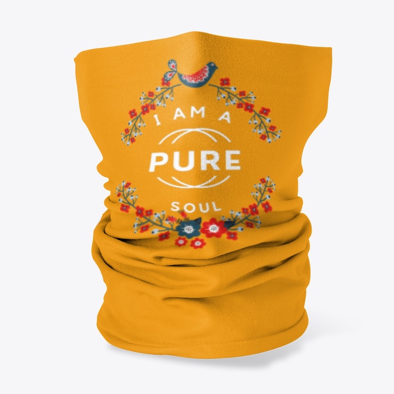 I am a pure soul- flower design