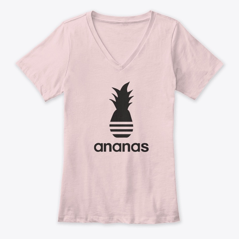 Ananas parody logo in black
