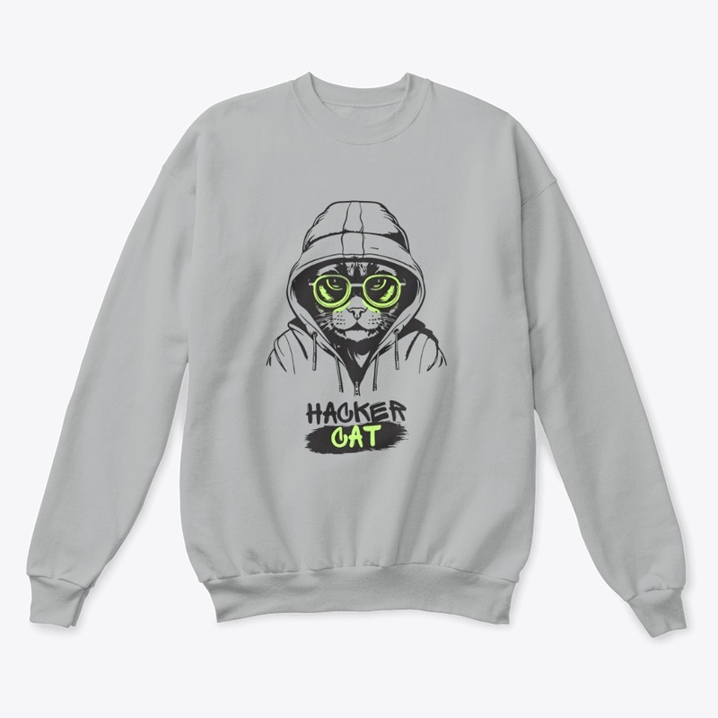 Hacker Cat: The Cyber Cool Tee