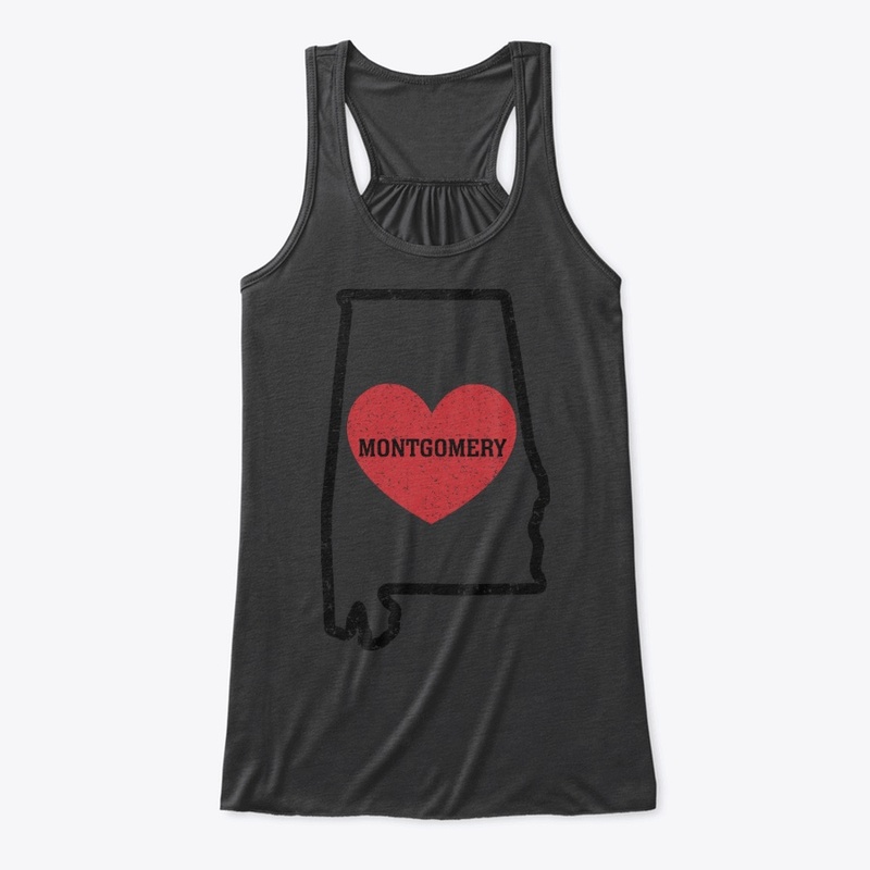 Montgomery Alabama Heart Shirt City 
