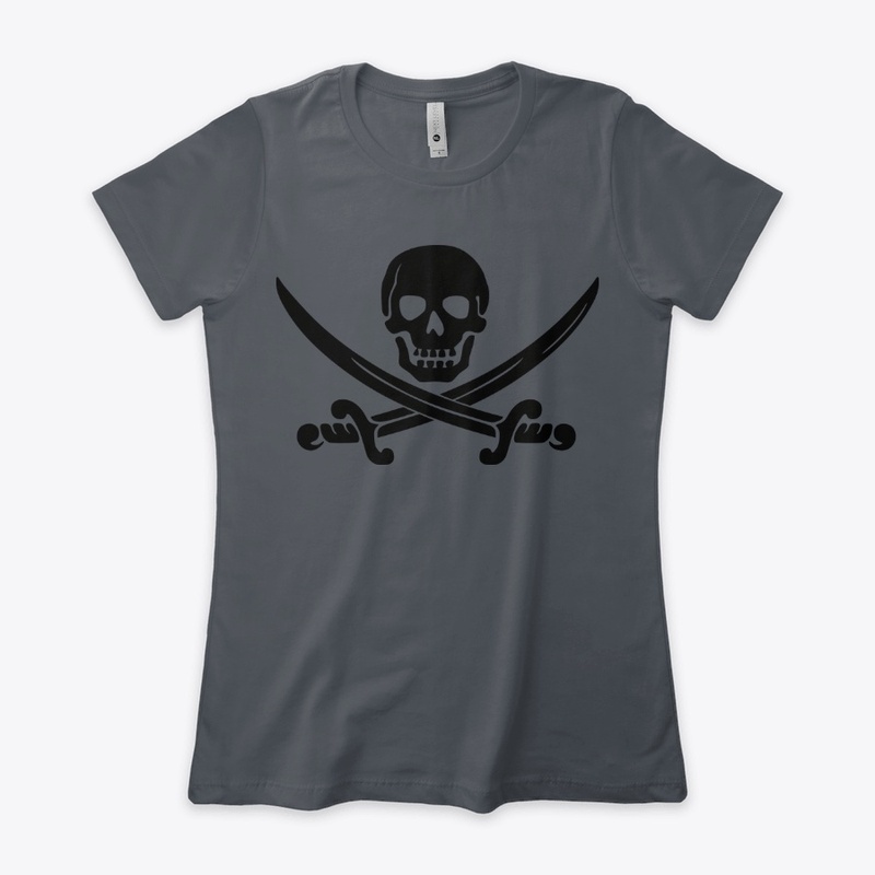 Skull pirate and sword design