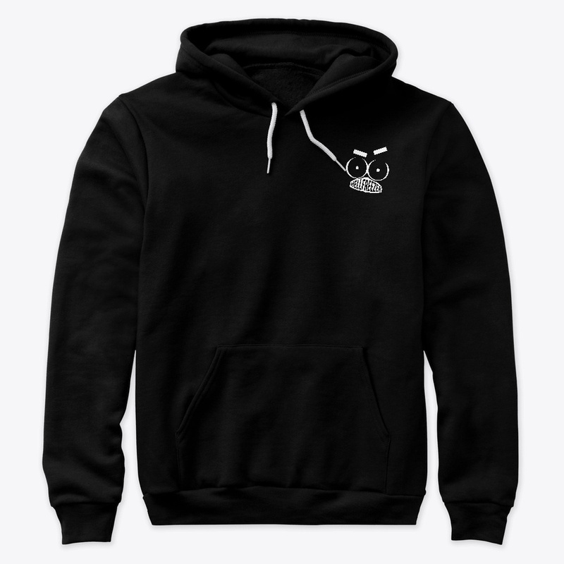 HELLFREEZER BACK & FRONT WHITE AND COLUR