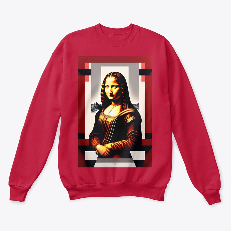 Monalisa Unique on customized T-Shirt