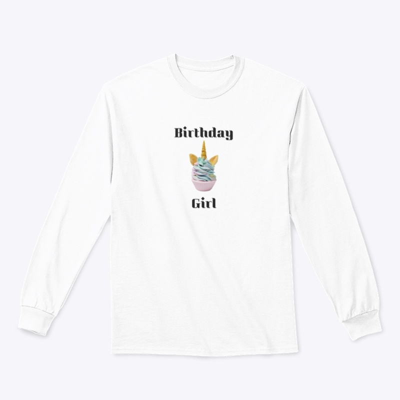 Unicorn Cupcake Birthday Girl