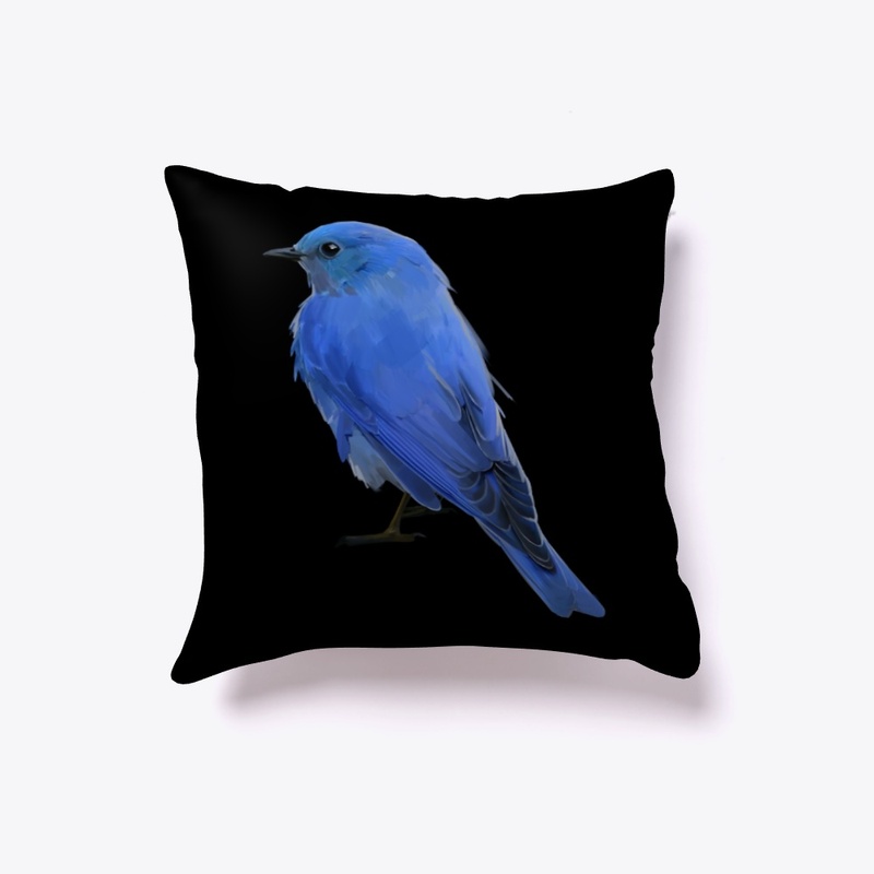 small blue bird