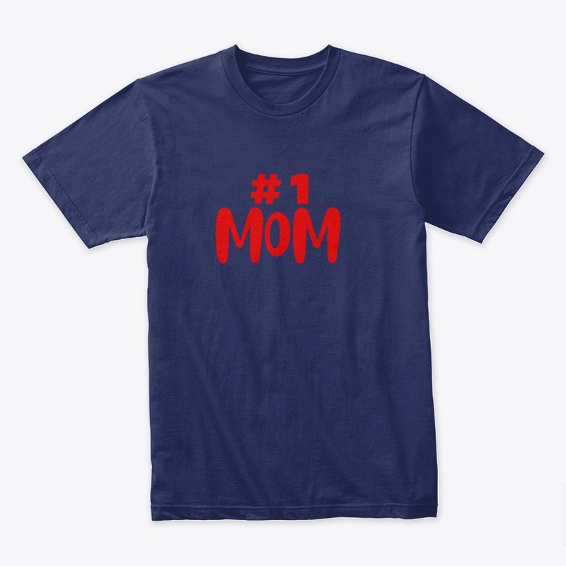 Number One Mum Red