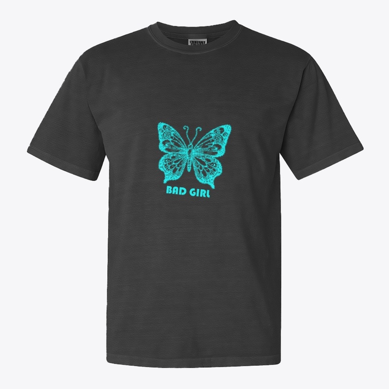Blue Butterfly Bad Girl