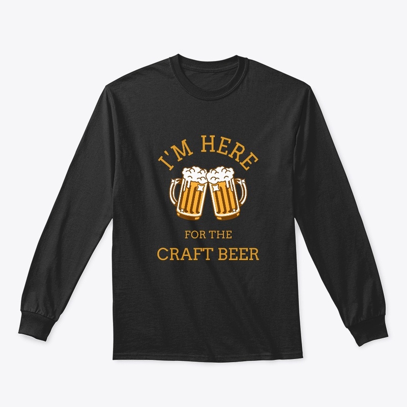 I'm here for the craft beer