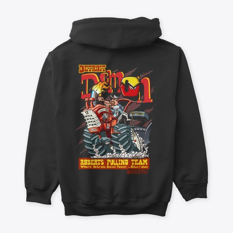 Cockshutt 1950 Double Sided Black Hoodie