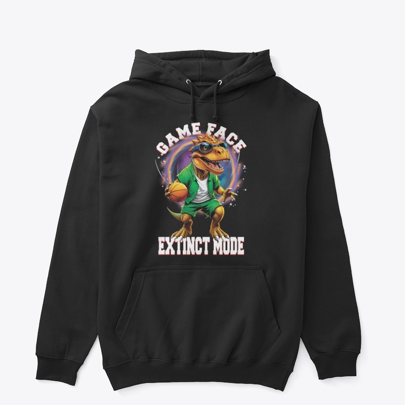 Dino Basket Ball Black T-Shirt