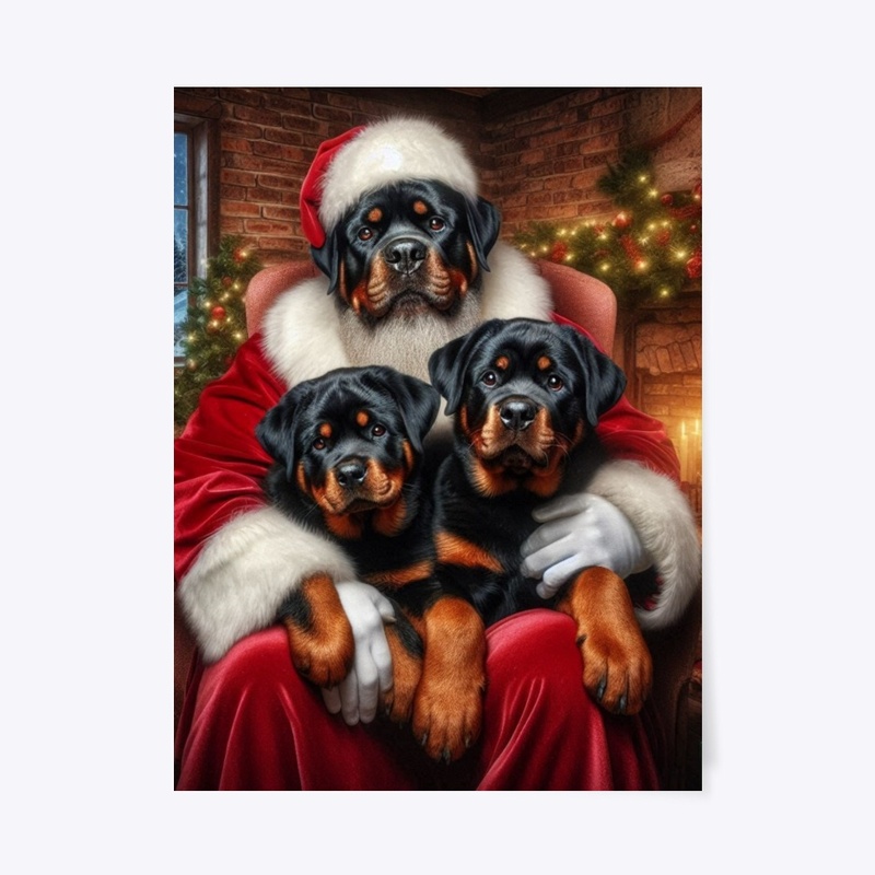 Rottweiler's Christmas Eve
