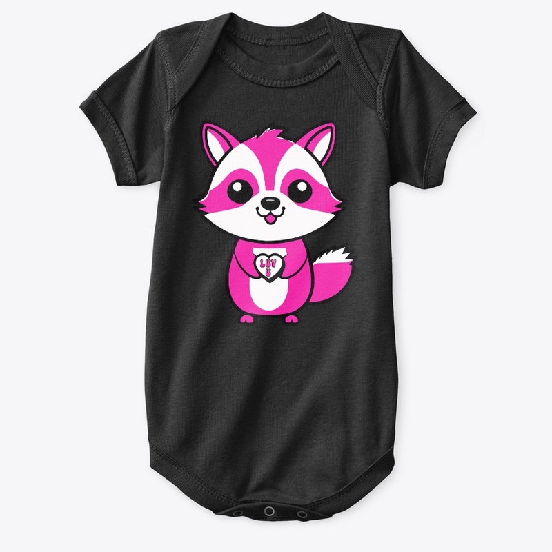 Cute Valentine Raccoon