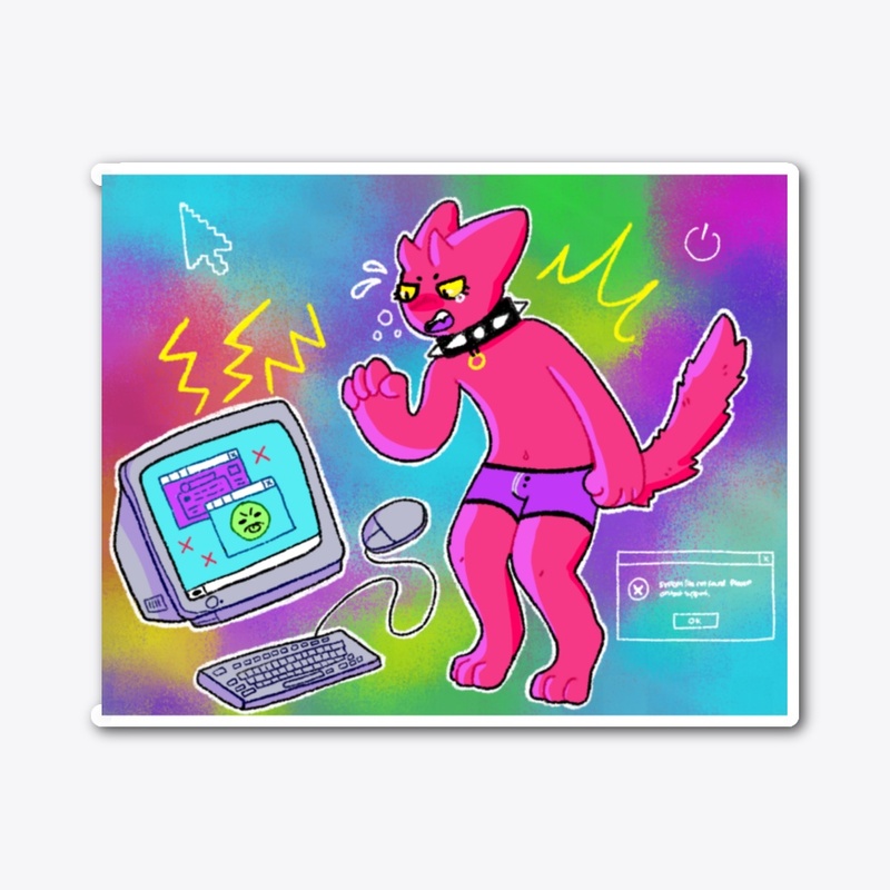 computer trouble color