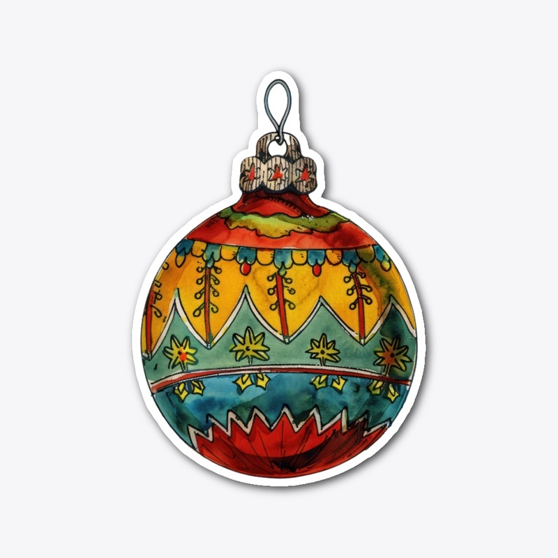 Christmas bauble Sticker