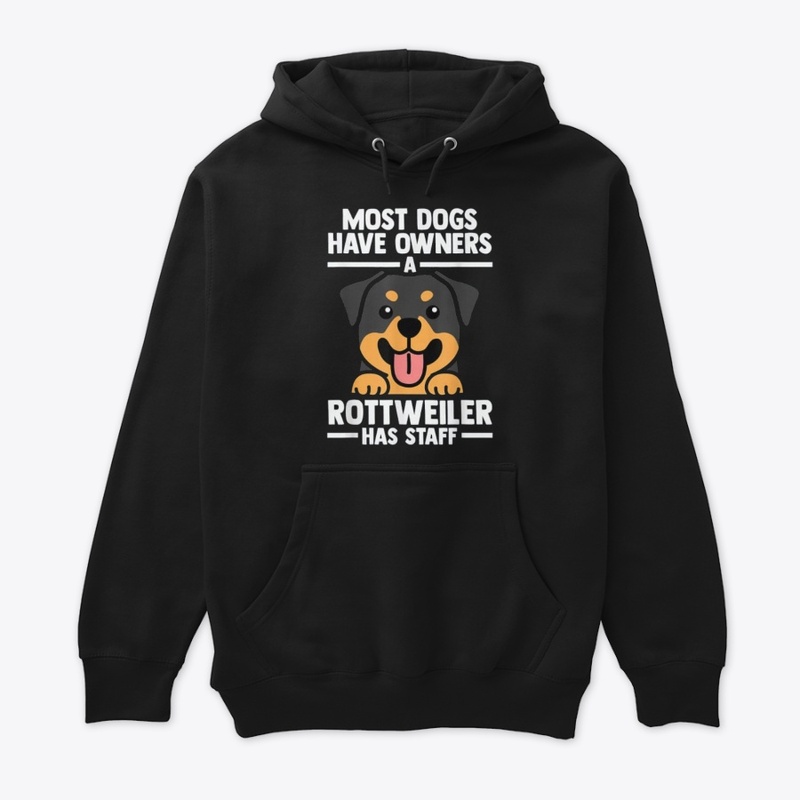 Rottweiler Has Staff