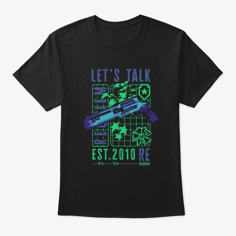 "REQUIEM" LTRE Shirt - Green and Blue 