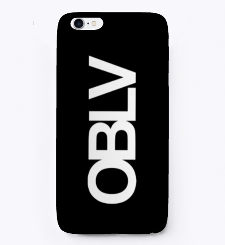 OBLV iPhone Case White Text