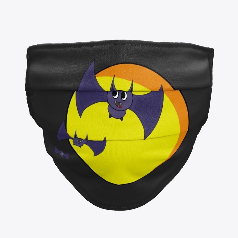 Halloween Bats and a beautiful full moon