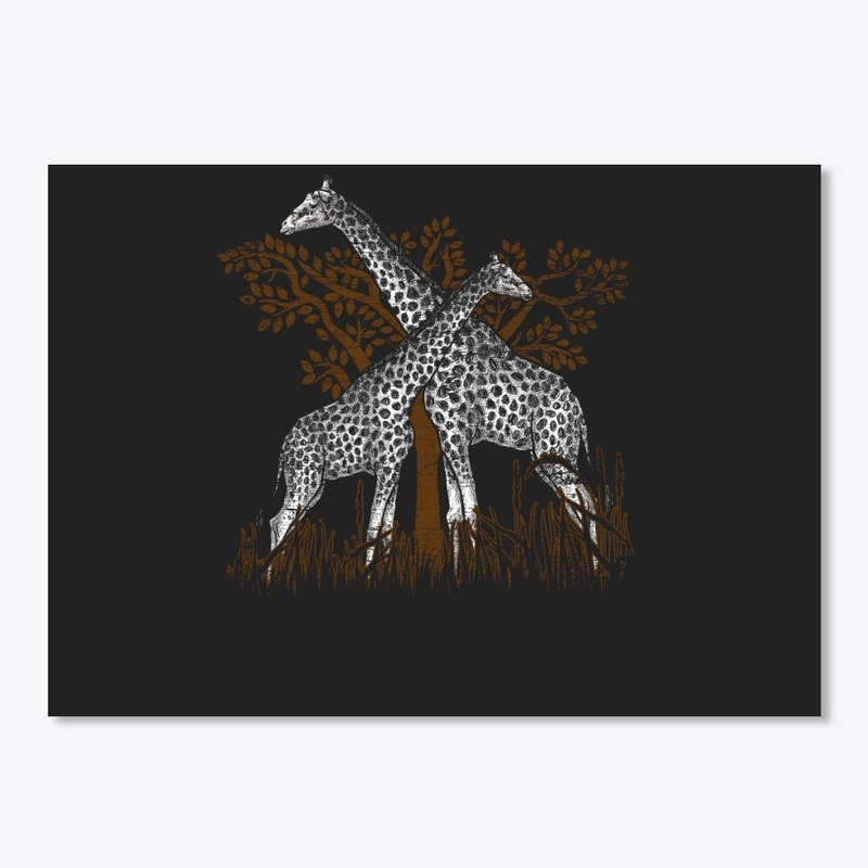 Safari Animal - Giraffes Drawing